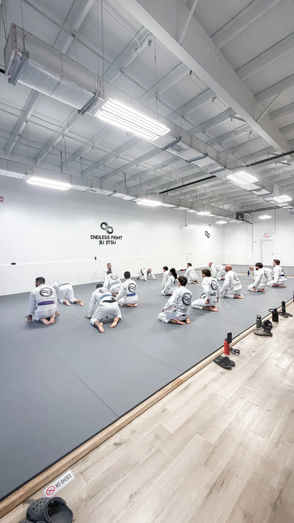 A class in progress at the gym