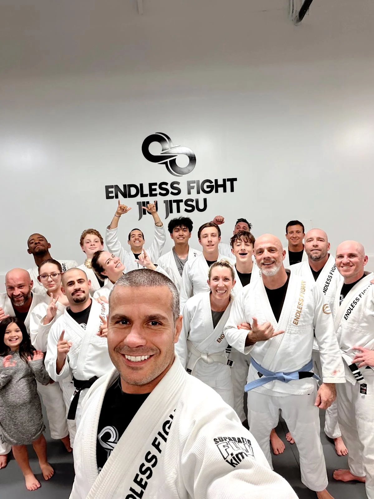 A shared moment with the Endless Fight Jiu Jitsu community