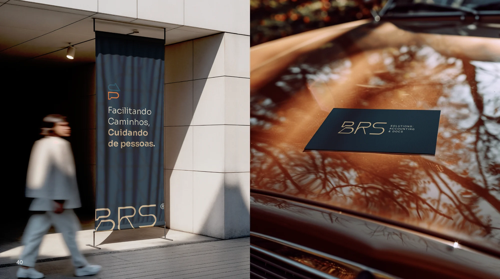 BRS banner and business card application concepts
