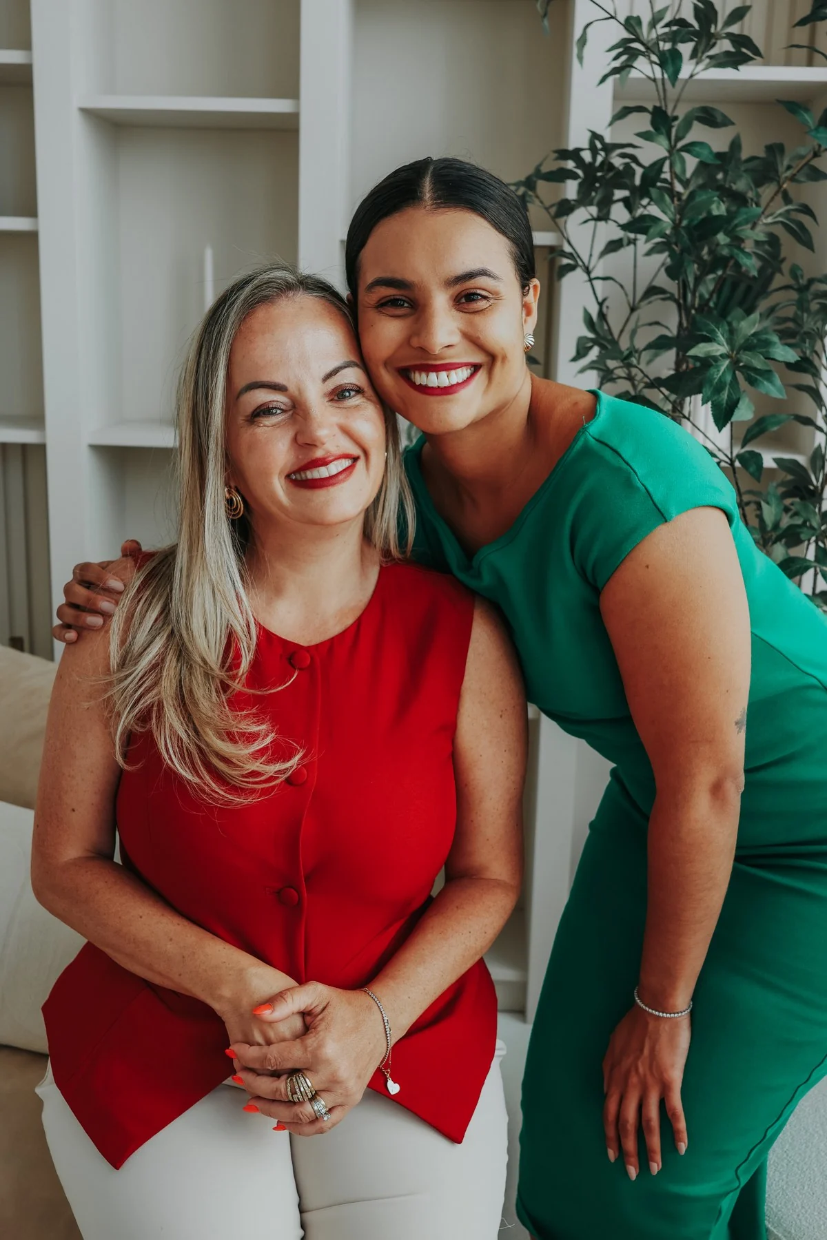 Renata with Izabella during their branding collaboration